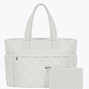 NEW TILYMOL Large Quilted Work Shoulder Tote Bag Ultra Lightweight for Travel